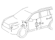 Toyota Air Bag Sensor Diagram - 89170-0E111