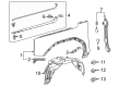 Toyota Land Cruiser Fender Diagram - 53802-60F30
