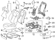 Toyota Prius AWD-e Seat Covers Diagram - 71072-47E10-E0