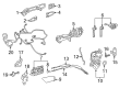 Toyota Crown Signia Exterior Door Handle Diagram - 69210-42171-D4