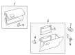 Toyota Prius V Glove Box Diagram - 55550-47121-E0