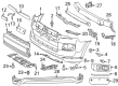 Toyota 4Runner Bumper Cover Diagram - 52119-35919