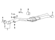 Toyota GR Supra Exhaust Pipe Diagram - 17410-WAA03
