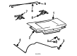 Toyota Corolla Trunk Lid Latch Diagram - 64610-20080