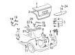 Toyota Echo Weather Strip Diagram - 64461-52010