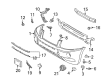 Toyota Highlander Bumper Cover Diagram - 52119-48930