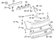 Toyota Bumper Reflector Diagram - 81910-12100