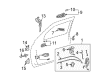 Toyota Interior Door Handle Diagram - 69205-0C030-E1