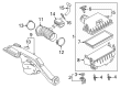 Toyota Avalon Air Intake Hose Diagram - 17881-F0020
