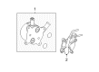 Toyota Sequoia Transmission Oil Cooler Diagram - 33490-34020