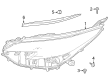 Toyota Sienna Headlight Diagram - 81110-08100