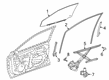 Toyota Avalon Window Run Diagram - 68151-07030