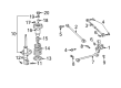 Toyota Highlander Strut Mounts Diagram - 48760-48030