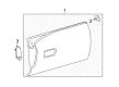 Toyota Matrix Glove Box Diagram - 55550-02241-B0