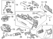 Toyota Crown Signia Armrest Diagram - 58920-30340-C1