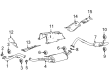 Toyota 4Runner Tail Pipe Diagram - 17430-25460