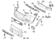 Toyota 4Runner Bumper Cover Diagram - 52119-35910