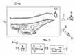 Toyota C-HR Headlight Diagram - 81170-10A00