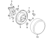 Toyota RAV4 Lug Nuts Diagram - 42619-42030