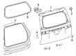Toyota Land Cruiser Liftgate Hinge Diagram - 68820-60030