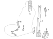 Toyota Corolla Cross Seat Belt Diagram - 73210-0A070-C0