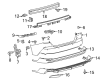 Toyota Camry Bumper Cover Diagram - 52159-AQ900