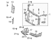 Toyota Echo Radiator Support Diagram - 53216-52010