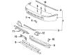 Toyota MR2 Bumper Cover Diagram - 52119-17904