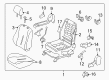 Scion xD Seat Cushion Diagram - 71518-52U20-B1