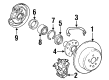 Toyota Celica Brake Pads Diagram - 04465-YZZA3