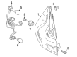 Toyota Prius C Tail Light Diagram - 81561-52D61