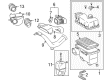 Toyota Sienna Air Intake Coupling Diagram - 17882-0P050