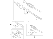 Toyota Camry Axle Shaft Diagram - 43410-06160