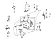 Toyota Highlander Exterior Door Handle Diagram - 69211-12220-C1