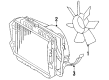 Toyota 4Runner Fan Shroud Diagram - 16712-35010