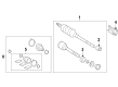 Toyota Sienna CV Boot Diagram - 04427-08160