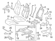 Toyota GR Corolla Seat Covers Diagram - 71072-1AR50-C3