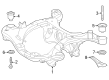 Toyota Crown Rear Crossmember Diagram - 51206-30210