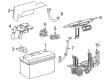 Toyota Land Cruiser Battery Tray Diagram - 74043-60020