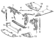 Toyota Mirai Radiator Support Diagram - 53205-62020