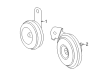 Toyota Horn Diagram - 86520-02250