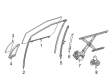 Toyota Mirai Window Run Diagram - 68151-62010