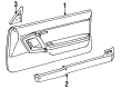 Toyota Celica Door Seal Diagram - 68220-20240