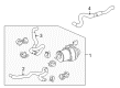 Toyota Highlander Water Pump Diagram - 87200-48020
