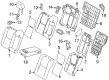 Toyota Prius Seat Covers Diagram - 71077-47B01-22