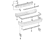 Toyota Cressida Bumper Cover Diagram - 52159-22921
