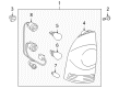 Toyota Tacoma Light Socket Diagram - 81555-04150