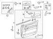 Toyota Power Window Switch Diagram - 84810-06030