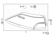 Toyota Corolla Cross Tail Light Diagram - 81550-0A170