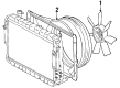 Toyota Land Cruiser Fan Shroud Diagram - 16711-61151